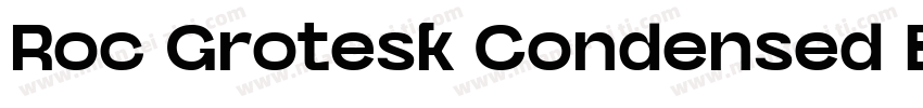 Roc Grotesk Condensed Bold字体转换